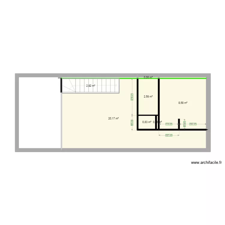 appart cyril. Plan de 