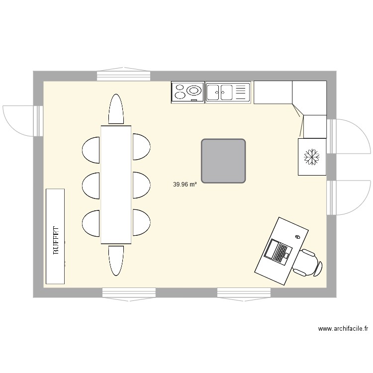 Salon 2. Plan de 0 pièce et 0 m2