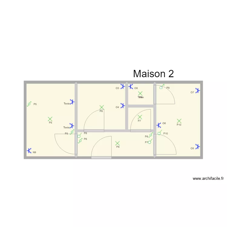 Les ecuries de mery maison 2. Plan de 