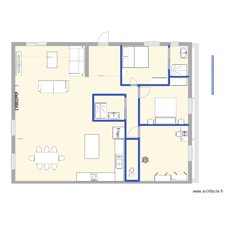 PLAN TEST. Plan de 27 pièces et 509 m2