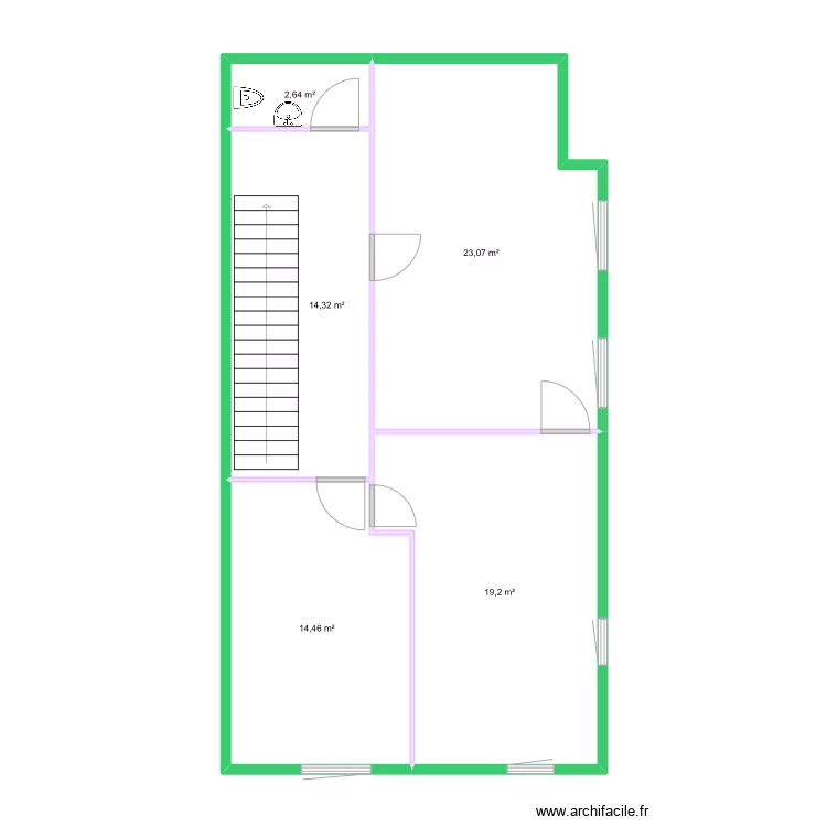 BACACIER ETAGE 1. Plan de BACACIER ETAGE 1. Plan de