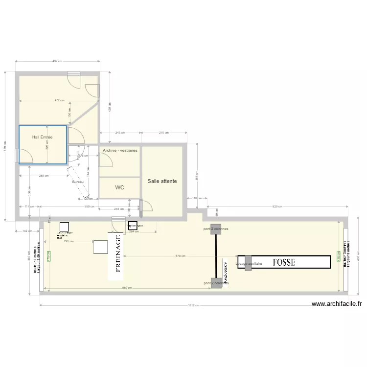 CCT VL LATTES AUTOBILAN MONTPELLIERAIN. Plan de 