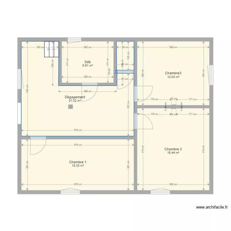 vv ok etage. Plan de 