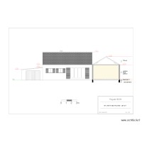 plan de coupe facade sud