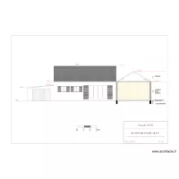 plan de coupe facade sud