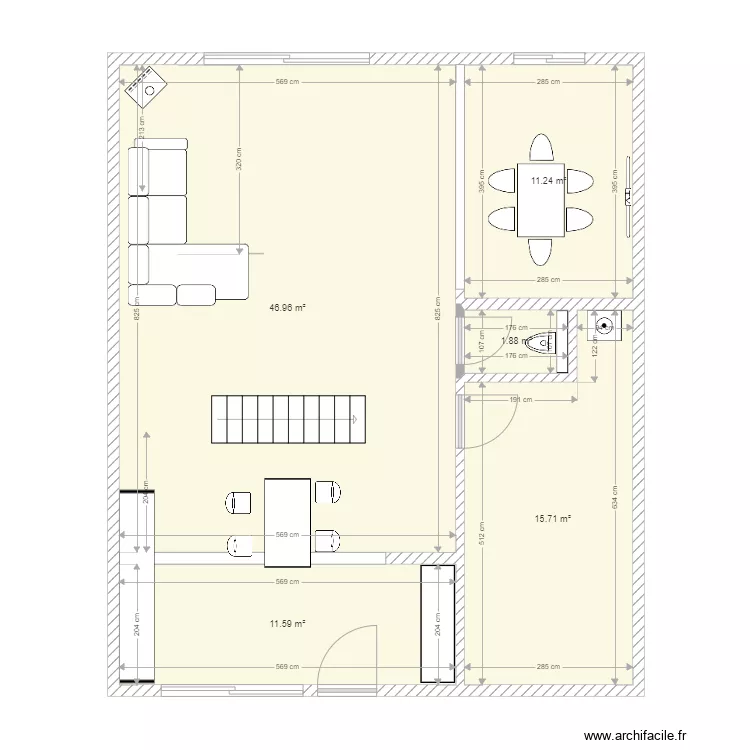 RDC SALESSES. Plan de 