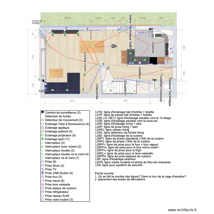 Jongny-Elec-Rez. Plan de 0 pièce et 0 m2