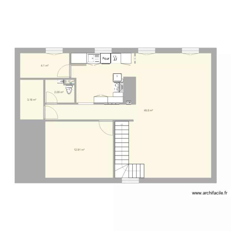 mirebeau rdc 2. Plan de 