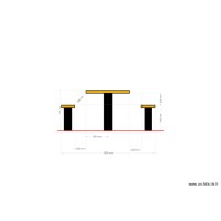 TABLES CLERMONT + BANCS