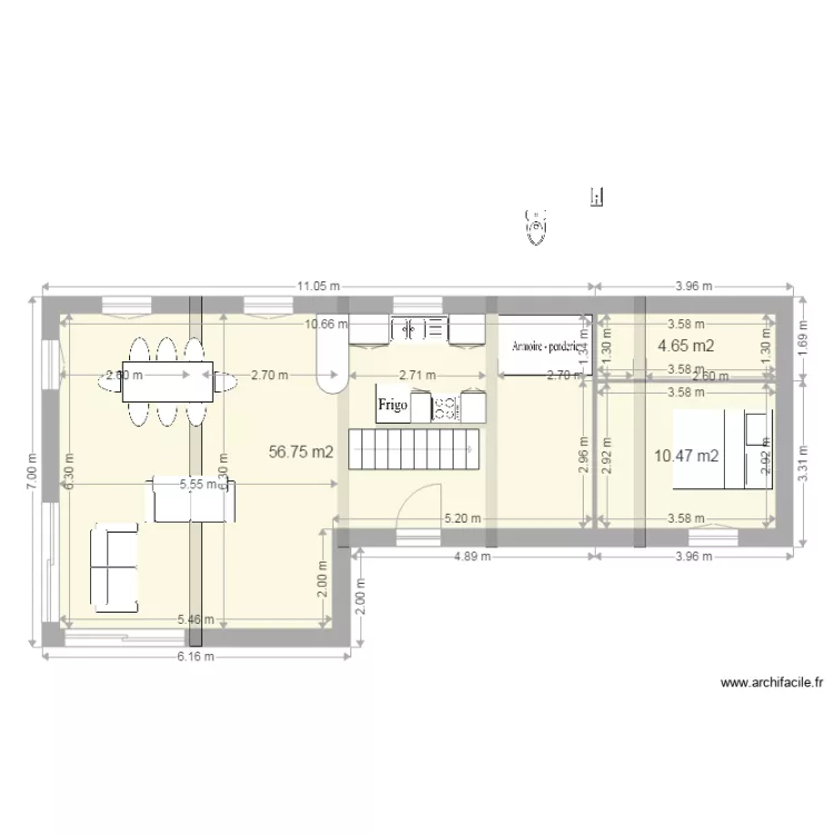 gite 3 rdc 1. Plan de 
