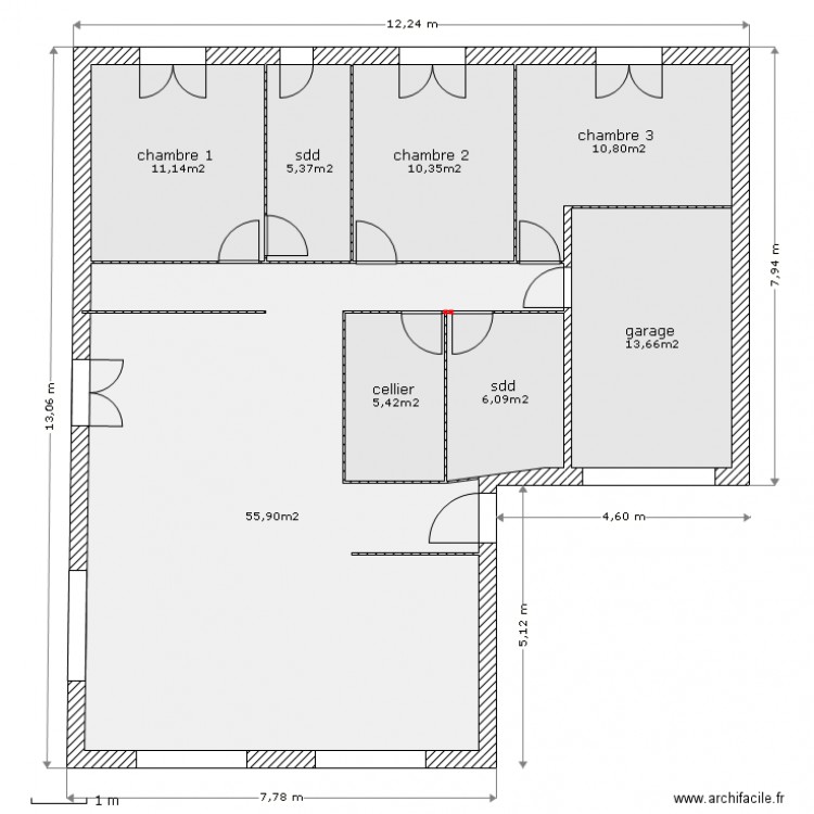 M Turpin. Plan de 0 pièce et 0 m2