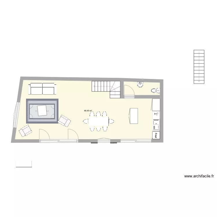 Garenne rez. Plan de 