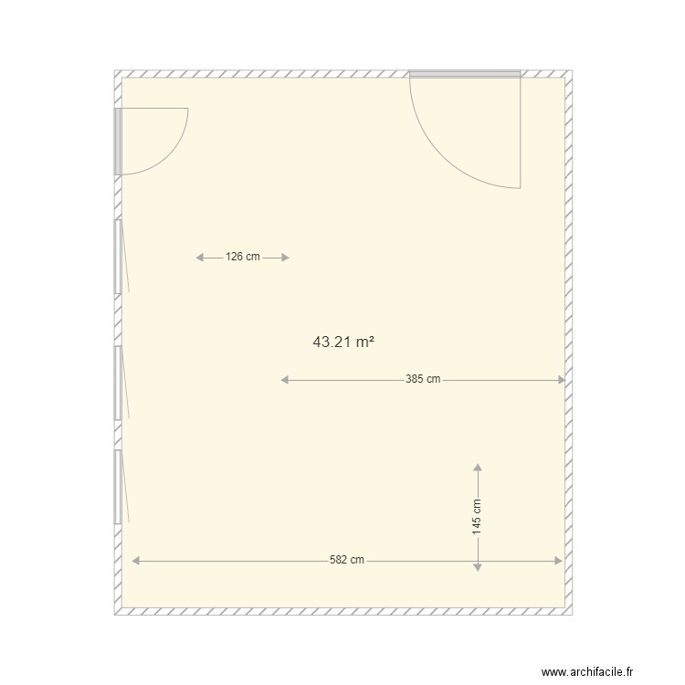 Bibliothéque école vide. Plan de 0 pièce et 0 m2