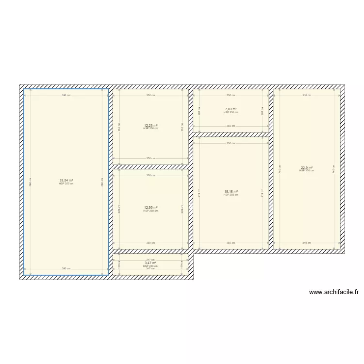 plan dalle yeni. Plan de 