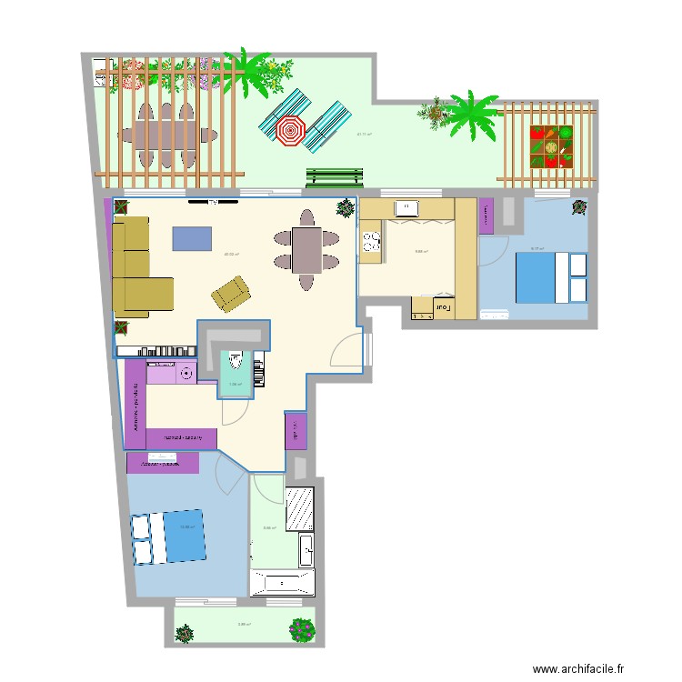 appart V1 Bis Biais. Plan de 0 pièce et 0 m2