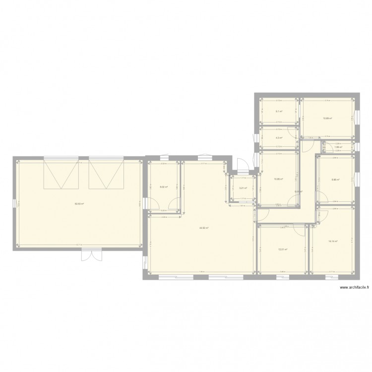 Essai maison. Plan de 0 pièce et 0 m2