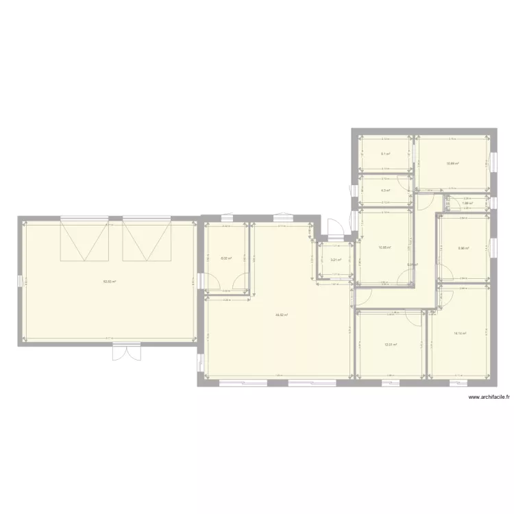 Essai maison. Plan de 