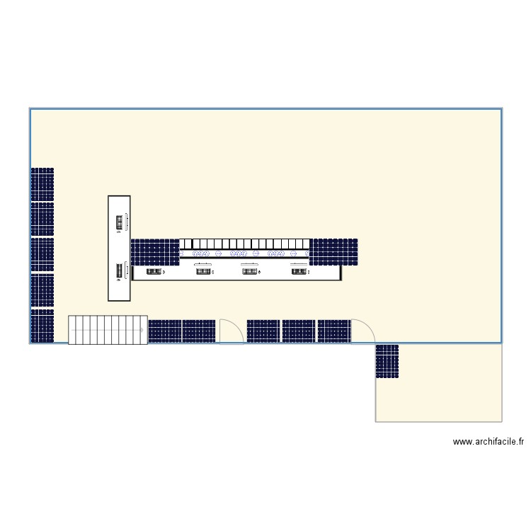 reorganisation logistique. Plan de 0 pièce et 0 m2