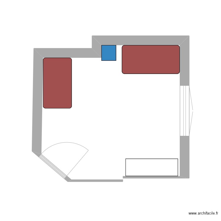 Bureau. Plan de 0 pièce et 0 m2