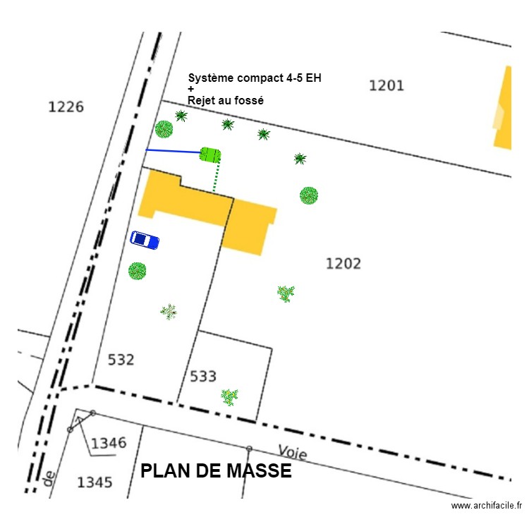 foulonneau gratens. Plan de 0 pièce et 0 m2