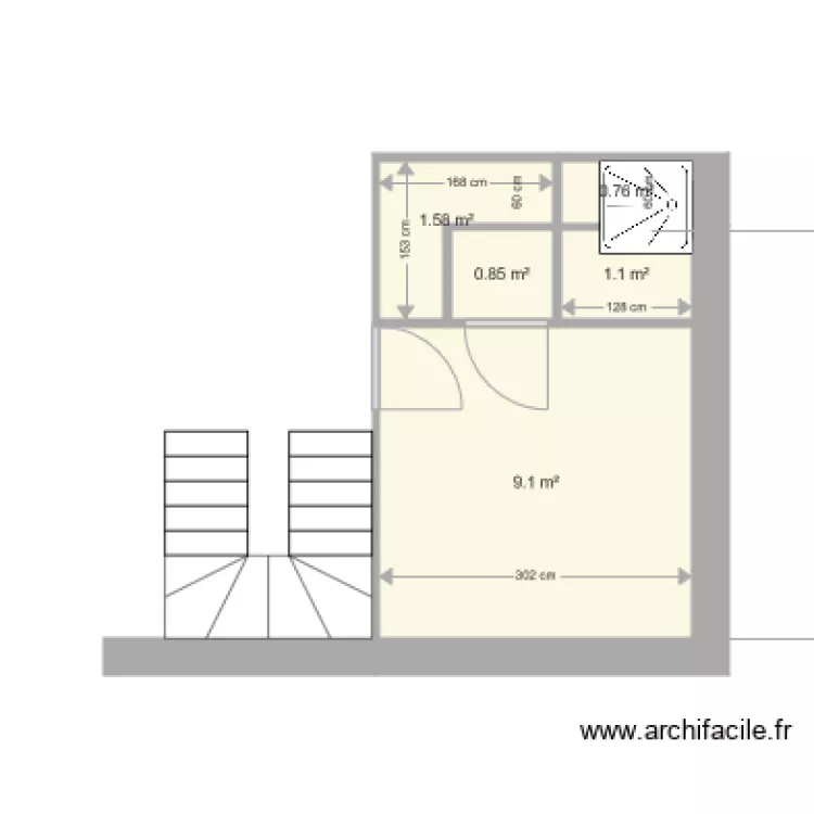 chambre tom essai sdb dressing. Plan de 