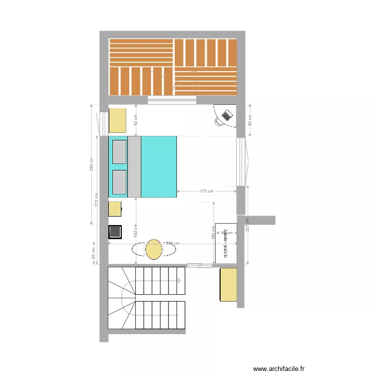 CHAMBRE PANORAMIQUE. Plan de CHAMBRE PANORAMIQUE. Plan de