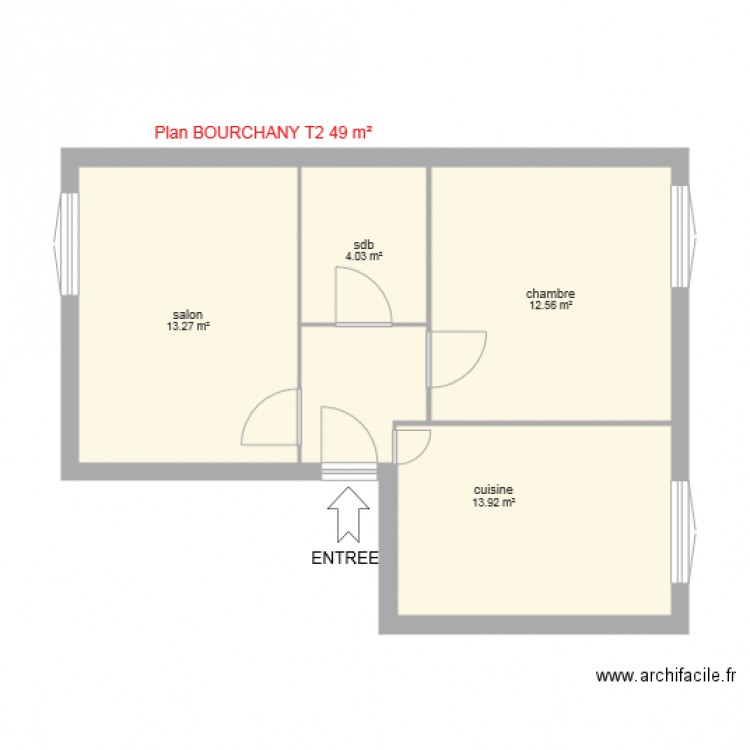 plan bourchany. Plan de 0 pièce et 0 m2