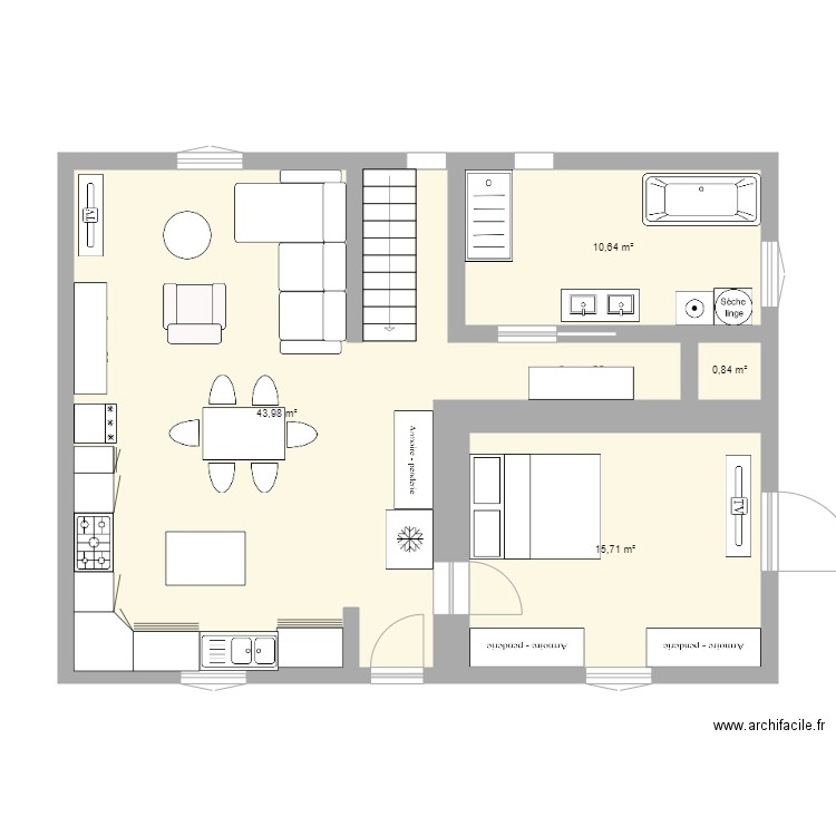 Plan avec mesure 2. Plan de 0 pièce et 0 m2