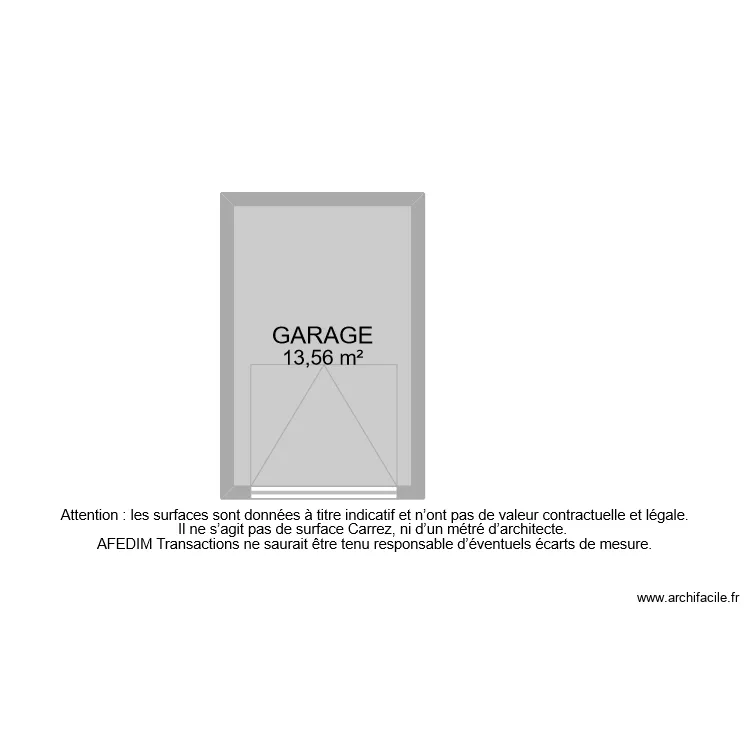 BI 5065 GARAGE. Plan de 