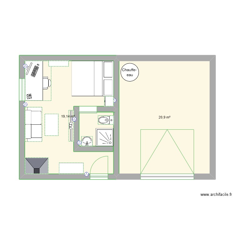 Dépendance. Plan de 0 pièce et 0 m2