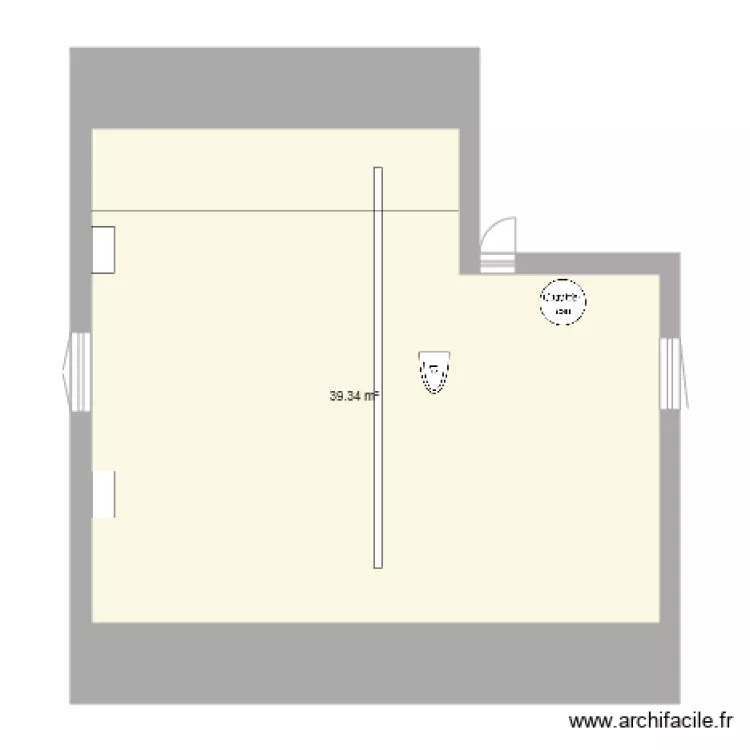 grenier. Plan de grenier. Plan de