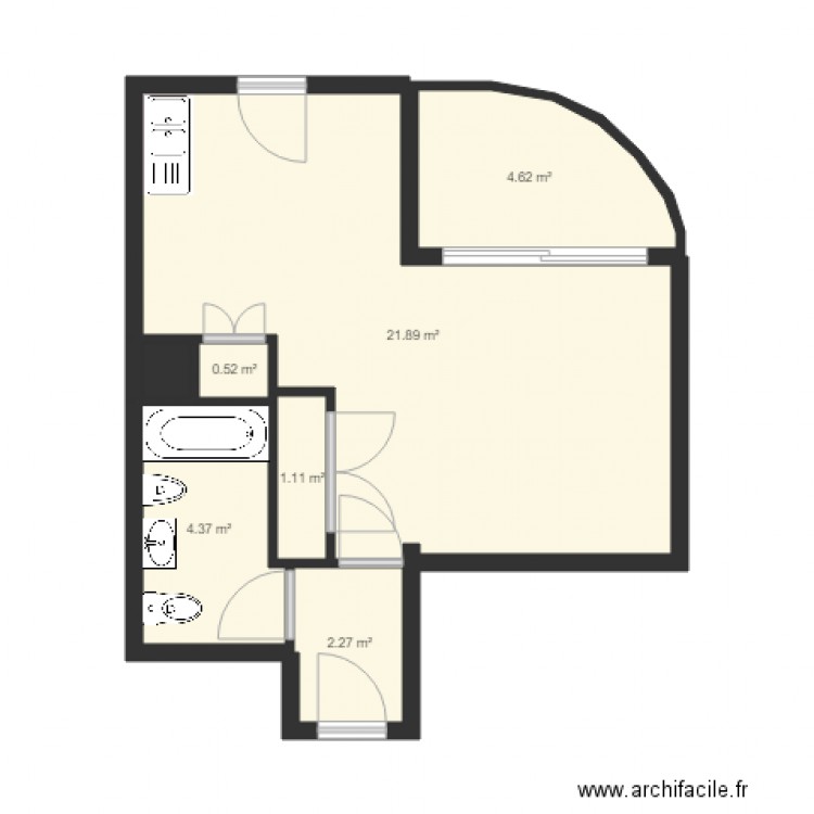 Plan F1. Plan de 0 pièce et 0 m2