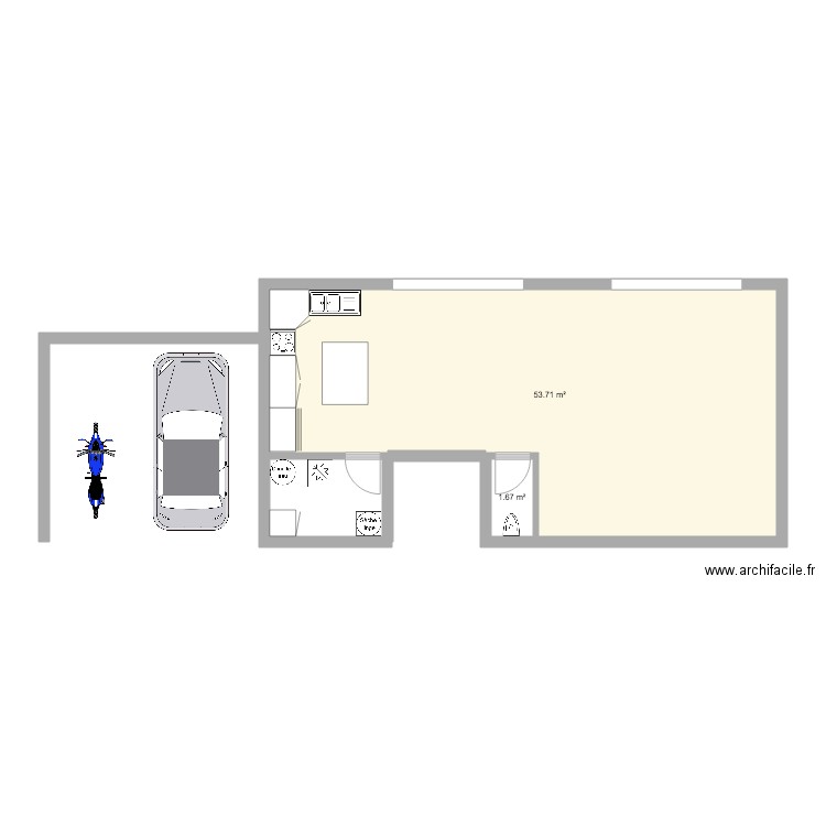 MAISON 1. Plan de 0 pièce et 0 m2