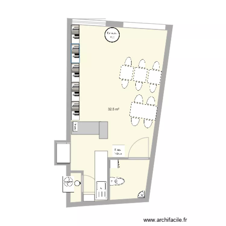 Hoppy Days comptoir bar B. Plan de 