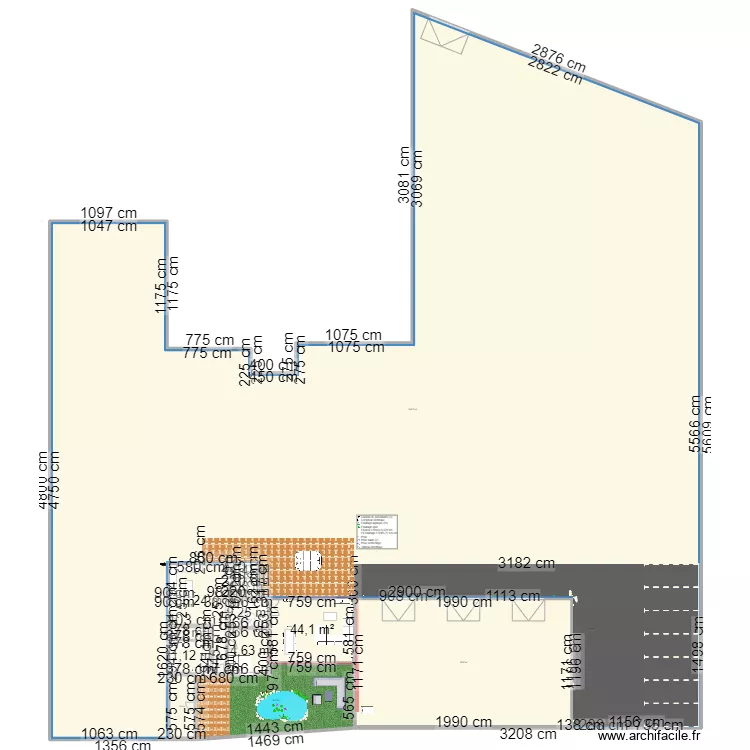 maison nouv vc chauffage. Plan de 