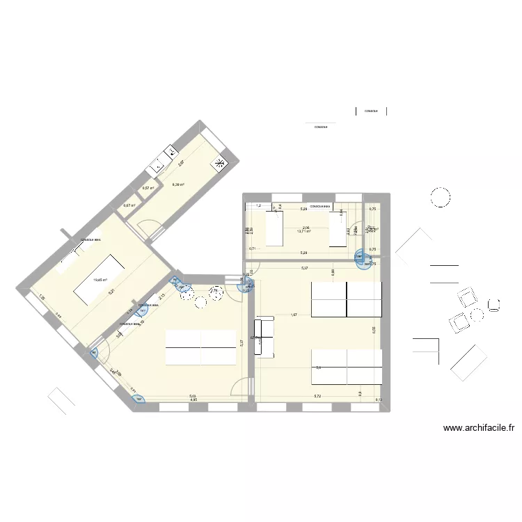 SENTIER BUREAU Agathe VERRIERE. Plan de 