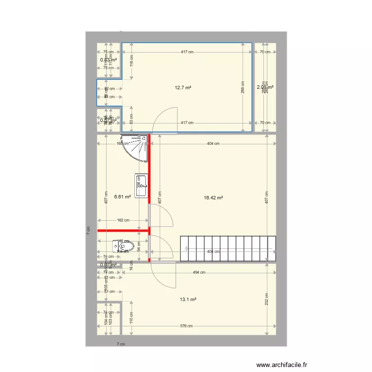 HENRY &eacute;tage. Plan de 