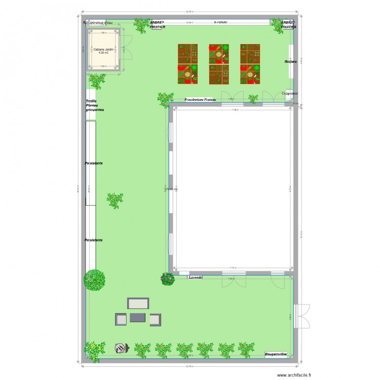 JARDIN ll. Plan de 0 pièce et 0 m2