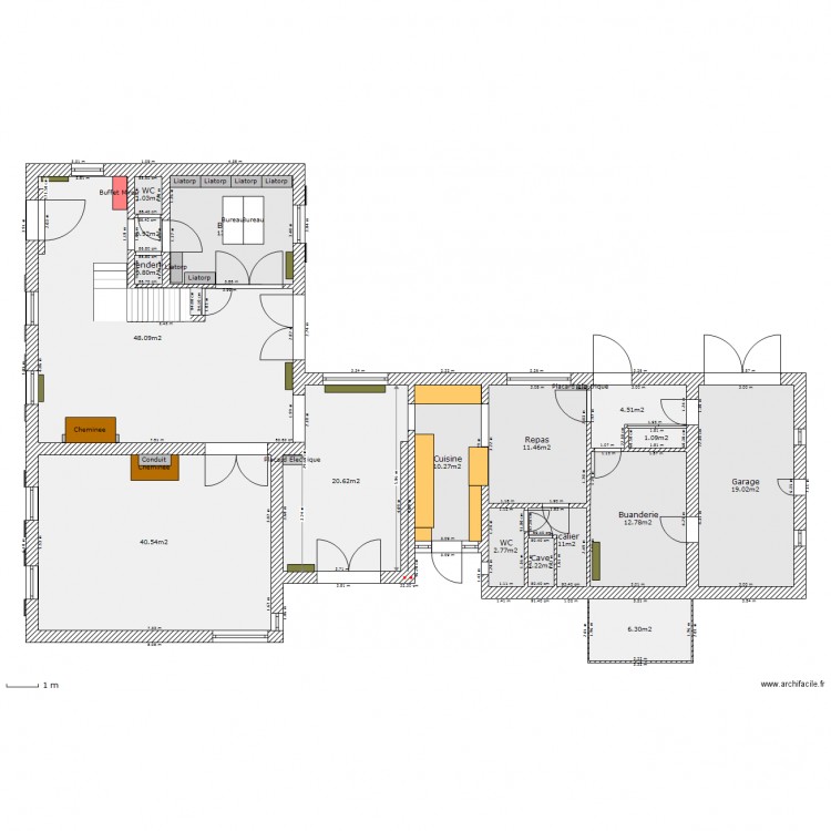 DreveMoulin Bas Cabane. Plan de 0 pièce et 0 m2