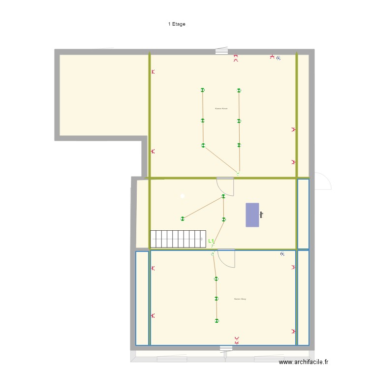 1 etage. Plan de 0 pièce et 0 m2