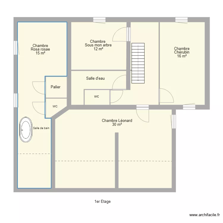 87G6090 etage. Plan de 87G6090 etage. Plan de