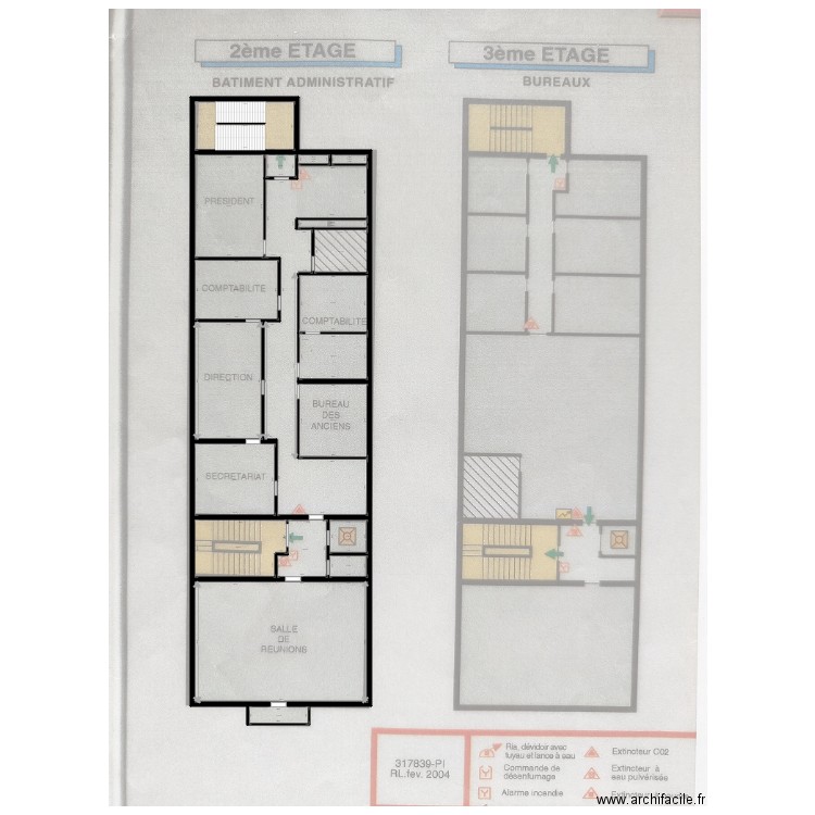 Bocage A 2eme ouv. Plan de 20 pièces et 1260 m2