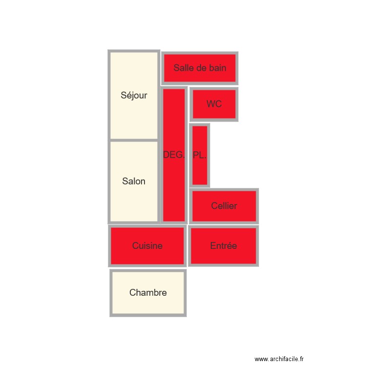 tour ivoire. Plan de 0 pièce et 0 m2