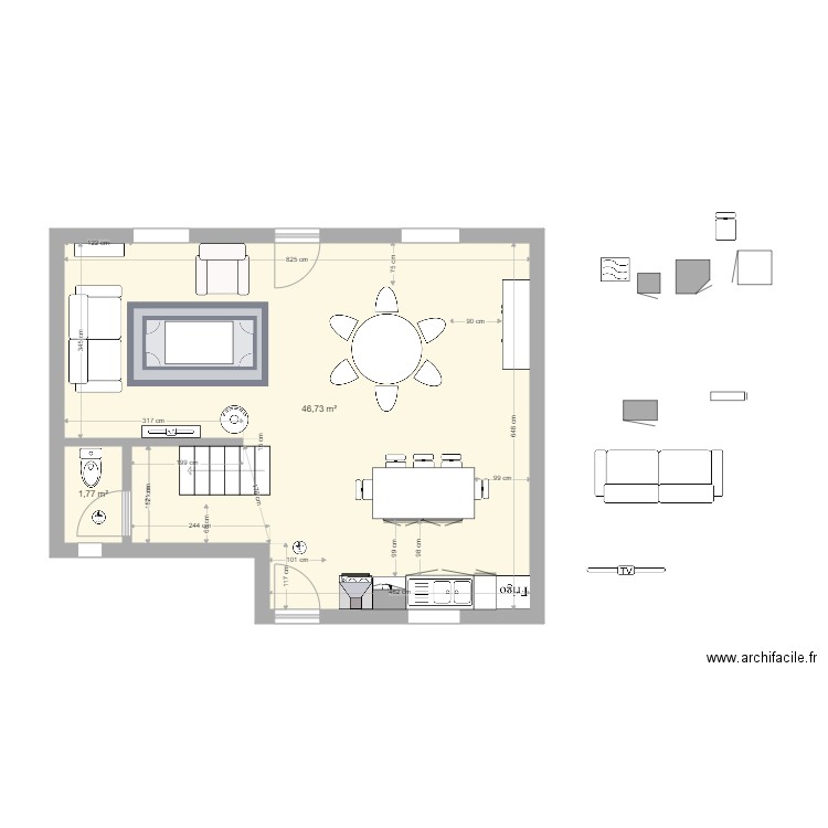 AnneDam RDC v2 backup. Plan de 0 pièce et 0 m2