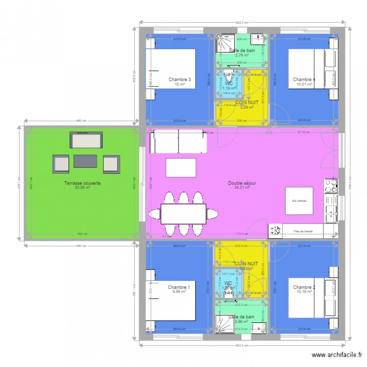 Plan GreenCottages Latitude Nord 8921 int 2006 terr. Plan de 0 pièce et 0 m2