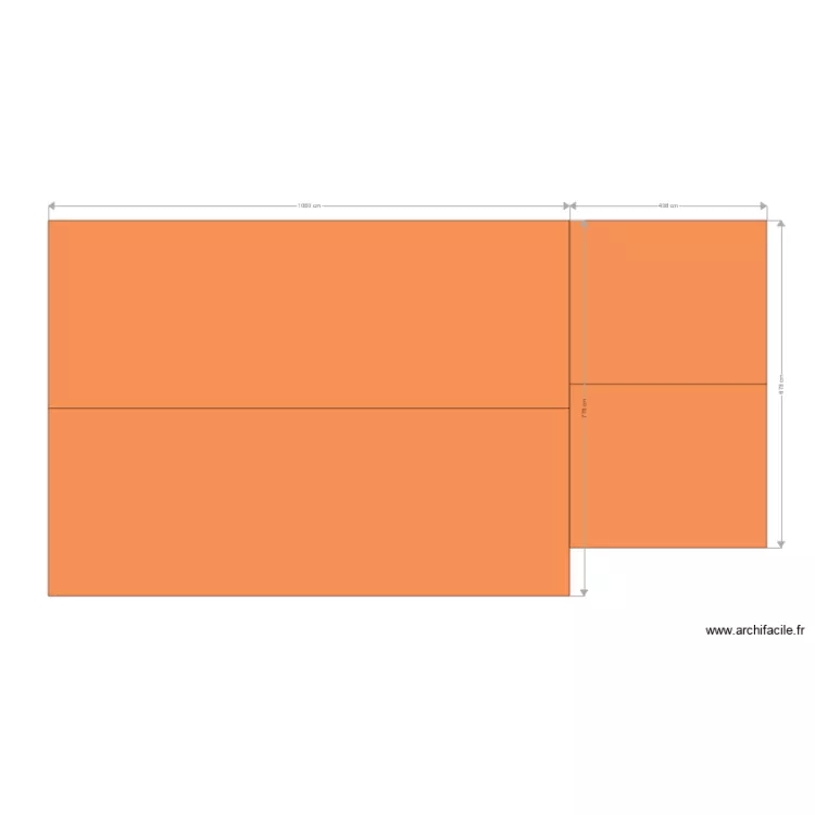 toit pour plan masse. Plan de 