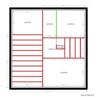 plafonds étage avec placard conduit