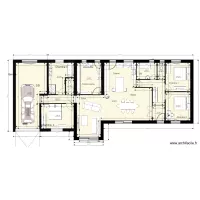 PLAN RDC PLEIN PIED 1 CH FACADE 28 08 2021