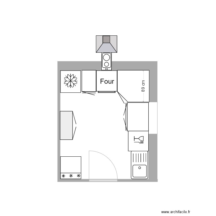 Cuisine G1 juin 2023. Plan de 0 pièce et 0 m2