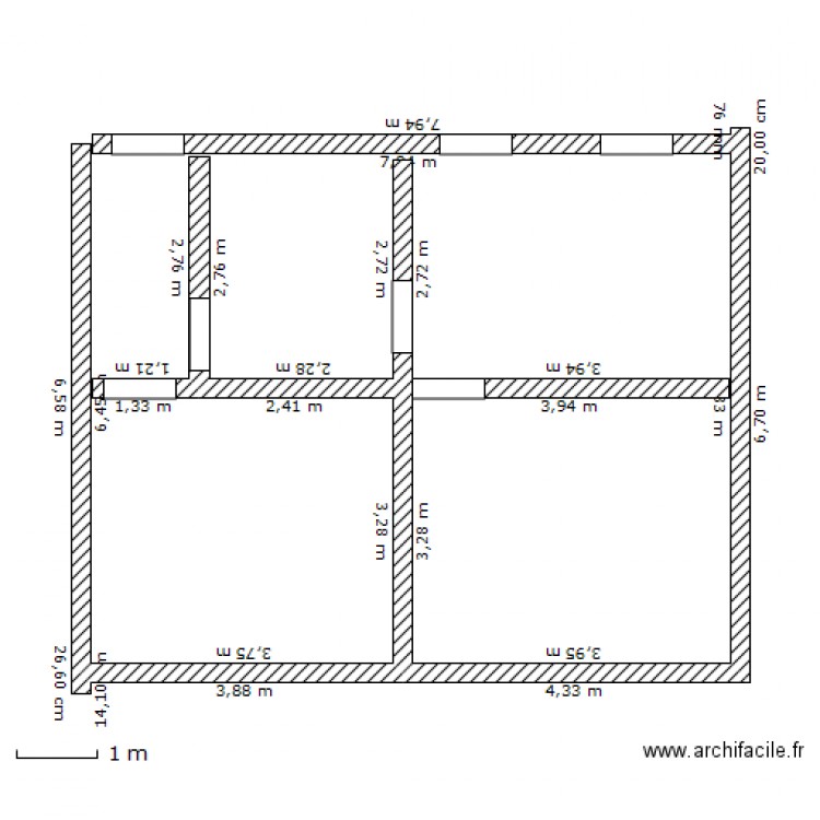 appart 2. Plan de 0 pièce et 0 m2